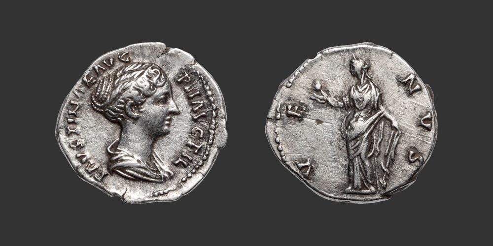 Odysseus Numismatique Monnaies Romaines FAUSTINE JEUNE • Denier