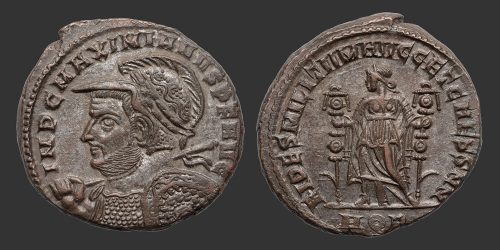 Odysseus Numismatique Monnaies Romaines GALÈRE MAXIMIEN • Follis