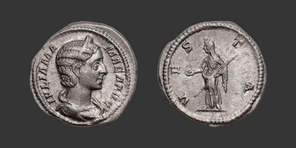 Odysseus Numismatique Monnaies Romaines JULIA MAMÉE • Denier
