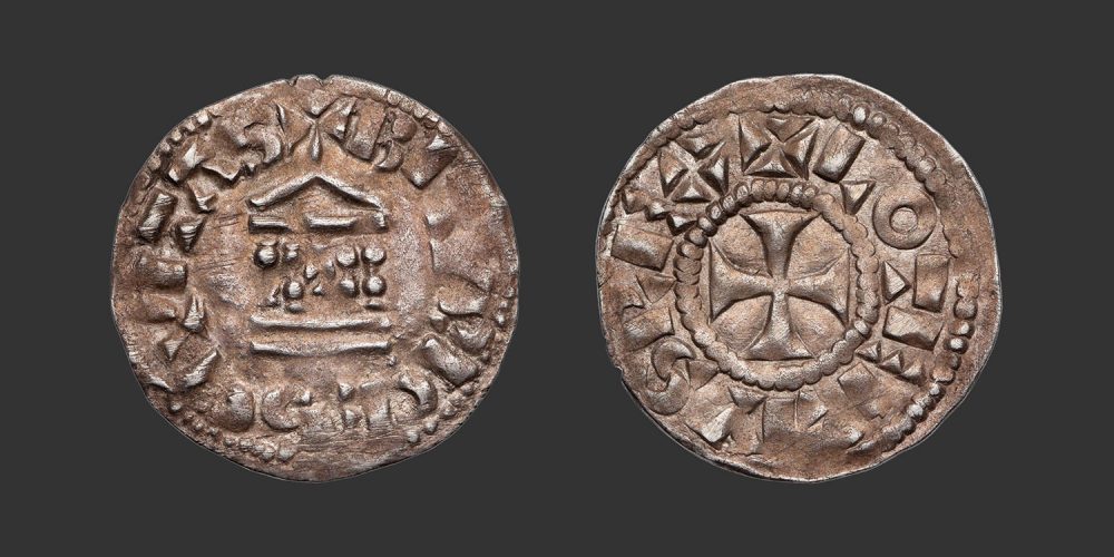 Odysseus Numismatique Monnaies Carolingiennes LOTHAIRE - BOURGES • Denier