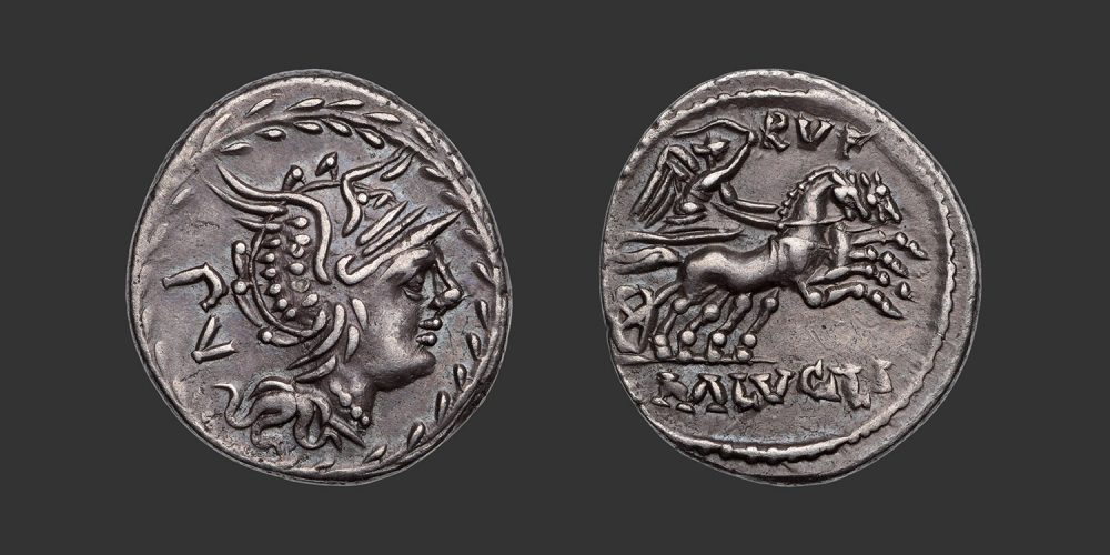 Odysseus Numismatique Monnaies Romaines République M. LUCILIUS RUFUS • Denier
