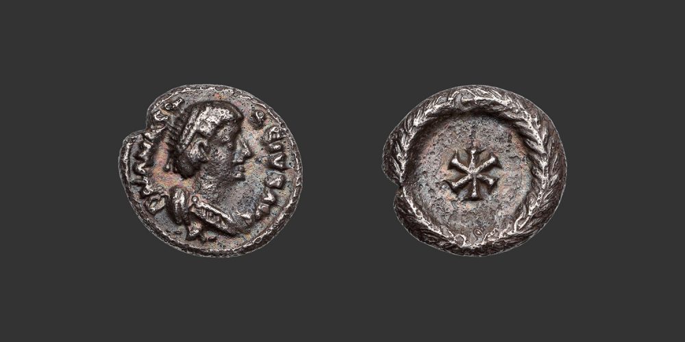 Odysseus Numismatique Monnaies Peuples Barbares OSTROGOTHS - THÉODORIC / ANASTASE Ier • Demi Silique