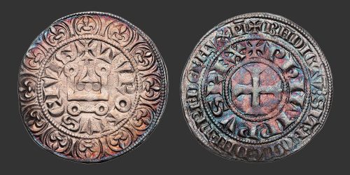Odysseus Numismatique Monnaies Royales PHILIPPE III ou IV • Gros Tournois