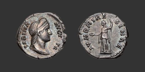 Odysseus Numismatique Monnaies Romaines SABINE • Denier