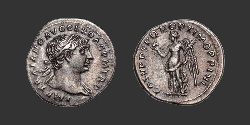 Odysseus Numismatique Monnaies Romaines TRAJAN • Denier