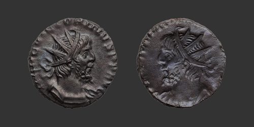 Odysseus Numismatique Monnaies Romaines VICTORIN • Antoninien incus