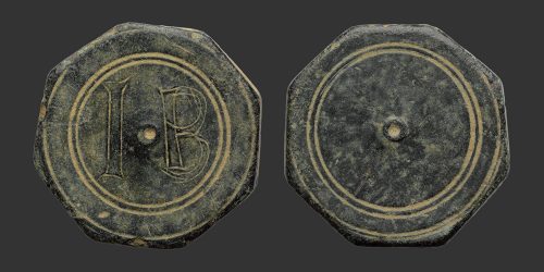 Odysseus Numismatique Monnaies Byzantines POIDS COMMERCIAL BYZANTIN • 1/2 Once
