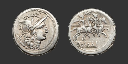 Odysseus Numismatique Monnaies Romaines République CN. BAEBIUS TAMPHILUS • Denier