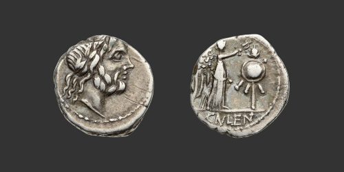 Odysseus Numismatique Monnaies Romaines République CN. LENTULUS CLODIANUS • Quinaire