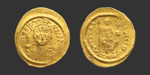 Odysseus Numismatique Monnaies Byzantines JUSTIN II • Solidus
