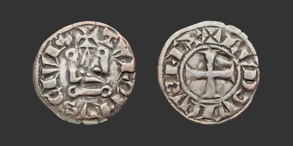 Odysseus Numismatique Monnaies Royales Capétiennes LOUIS IX (SAINT LOUIS) • Denier Tournois
