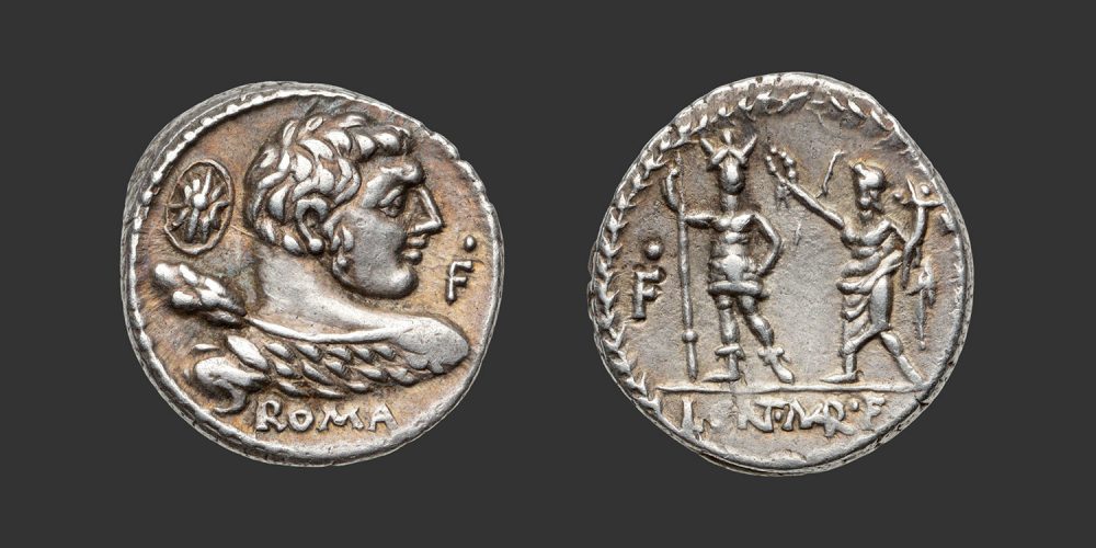Odysseus Numismatique Monnaies Romaines République P. CORNELIUS LENTULUS MARCELLINUS • Denier