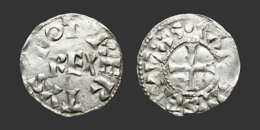 Odysseus Numismatique Monnaies Royales Capétiennes ROBERT II LE PIEUX - PARIS • Denier