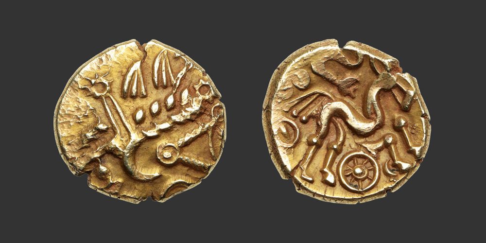 Odysseus Numismatique Monnaies Celtiques Gauloises SUESSIONS • Statère d'Or