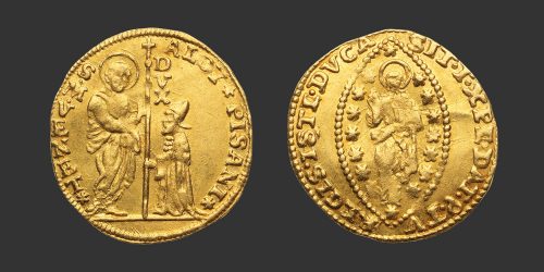 Odysseus Numismatique Monnaies Féodales Italiennes VENISE - ALVISE PISANI • Sequin