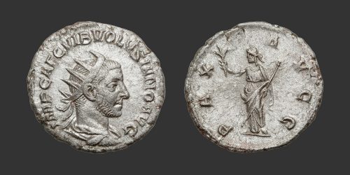 Odysseus Numismatique Monnaies Romaines Impériales VOLUSIEN • Antoninien