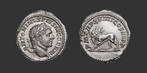 Odysseus Numismatique Monnaies Romaines Impériales CARACALLA • Denier