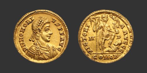 Odysseus Numismatique Monnaies Romaines Impériales HONORIUS • Solidus