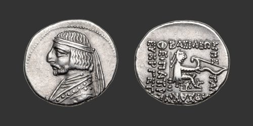 Odysseus Numismatique Monnaies Grecques Orientales ROYAUME PARTHE - ARSAKÈS XVI • Drachme