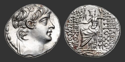 Odysseus Numismatique Monnaies Grecques ROYAUME SÉLEUCIDE - ANTIOCHOS X • Tétradrachme