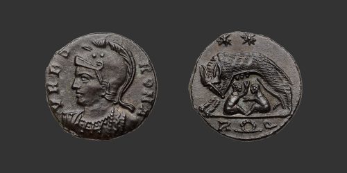 Odysseus Numismatique Monnaies Romaines Impériales CONSTANTIN Ier LE GRAND - URBS ROMA • Nummus