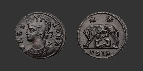 Odysseus Numismatique Monnaies Romaines Impériales CONSTANTIN Ier LE GRAND - URBS ROMA • Nummus