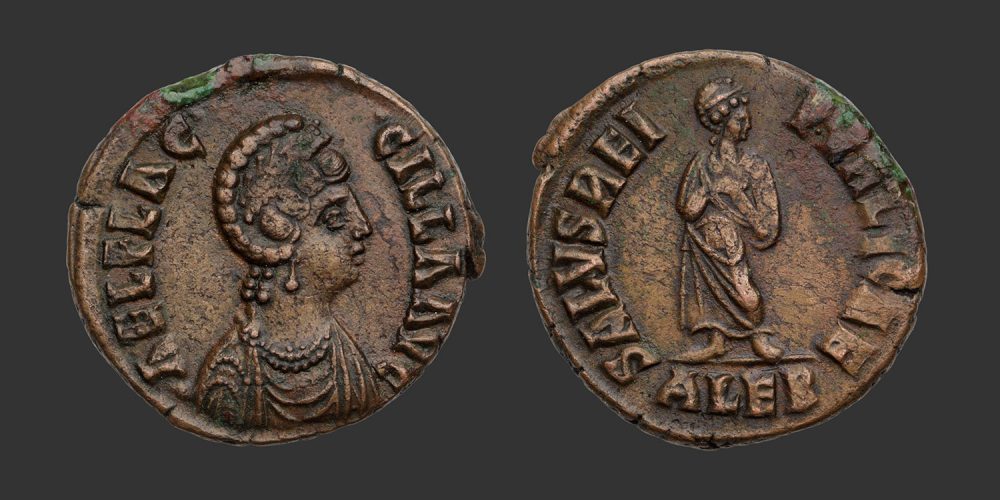 Odysseus Numismatique Monnaies Romaines Impériales AELIA FLACCILLA • Maiorina