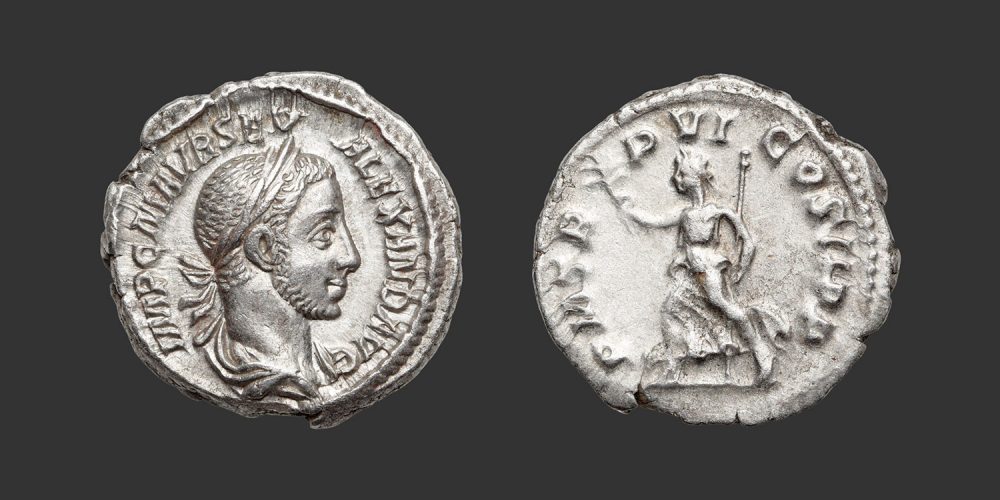 Odysseus Numismatique Monnaies Romaines Impériales ALEXANDRE SÉVÈRE • Denier