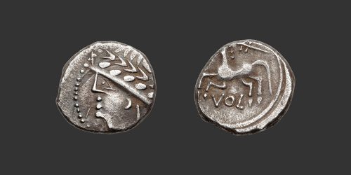 Odysseus Numismatique Monnaies Celtiques Gauloises ALLOBROGES • Quinaire