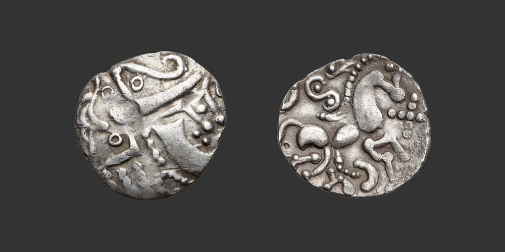 Odysseus Numismatique Monnaies Celtiques Gauloises AMBIENS • Lamellaire