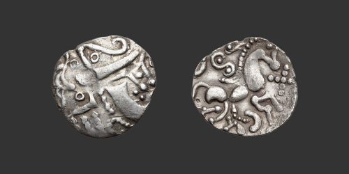 Odysseus Numismatique Monnaies Celtiques Gauloises AMBIENS • Lamellaire