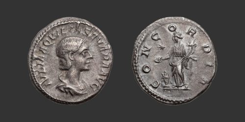 Odysseus Numismatique Monnaies Romaines Impériales AQUILIA SEVERA • Denier