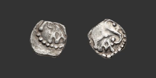 Odysseus Numismatique Monnaies Mérovingiennes Carolingiennes CHARLES MARTEL / PÉPIN LE BREF - CHAPPES • Denier
