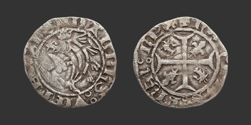 Odysseus Numismatique Monnaies Féodales DAUPHINÉ - CHARLES VII • Quart de Gros