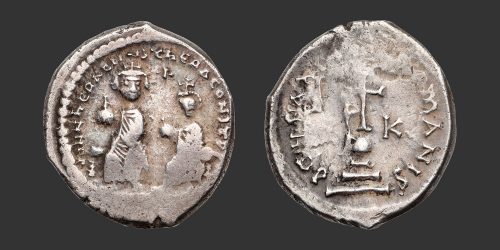 Odysseus Numismatique Monnaies Byzantines HÉRACLIUS & HÉRACLIUS CONSTANTIN • Hexagramme