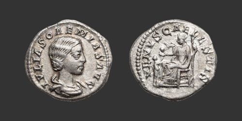 Odysseus Numismatique Monnaies Romaines Impériales JULIA SOAEMIAS • Denier