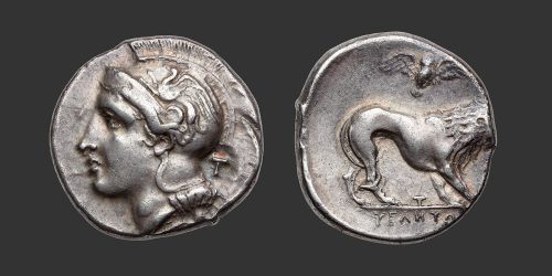 Odysseus Numismatique Monnaies Grecques LUCANIE - VÉLIA • Nomos / Didrachme