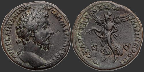 Odysseus Numismatique Monnaies Romaines Impériales MARC AURÈLE • Sesterce
