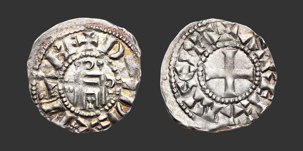 Odysseus Numismatique Monnaies Féodales ORLÉANS - HUGUES DE FRANCE • Denier