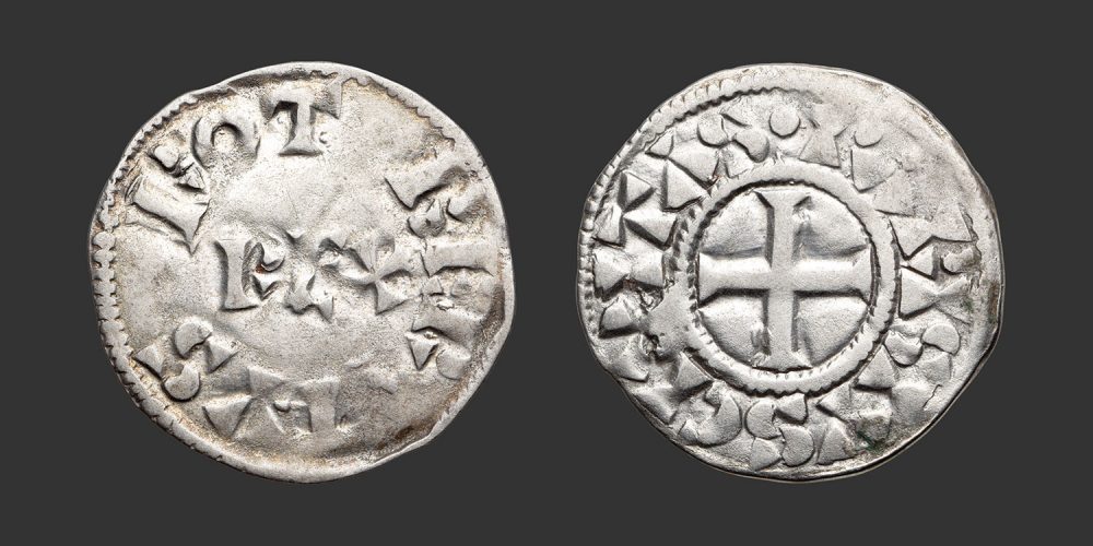 Odysseus Numismatique Monnaies Royales Capétiennes ROBERT II LE PIEUX - PARIS • Denier