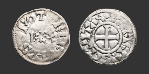 Odysseus Numismatique Monnaies Royales Capétiennes ROBERT II LE PIEUX - PARIS • Denier