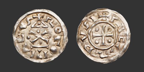 Odysseus Numismatique Monnaies Féodales ROUEN - RICHARD Ier • Denier