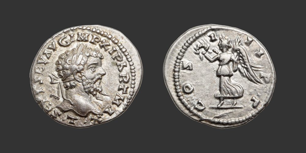 Odysseus Numismatique Monnaies Romaines Impériales SEPTIME SÉVÈRE • Denier