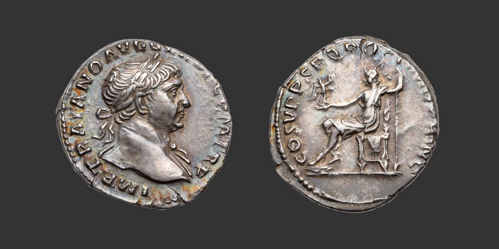 Odysseus Numismatique Monnaies Romaines Impériales TRAJAN • Denier
