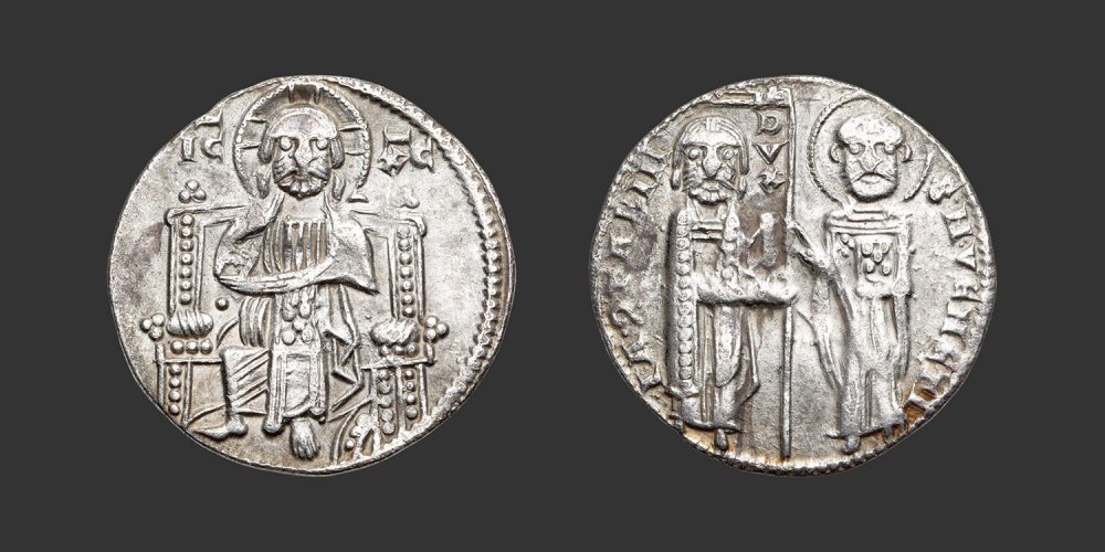Odysseus Numismatique Monnaies Féodales VENISE - JACOPO CONTARINI • Gros