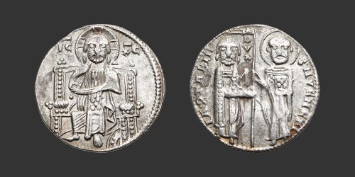 Odysseus Numismatique Monnaies Féodales VENISE - JACOPO CONTARINI • Gros
