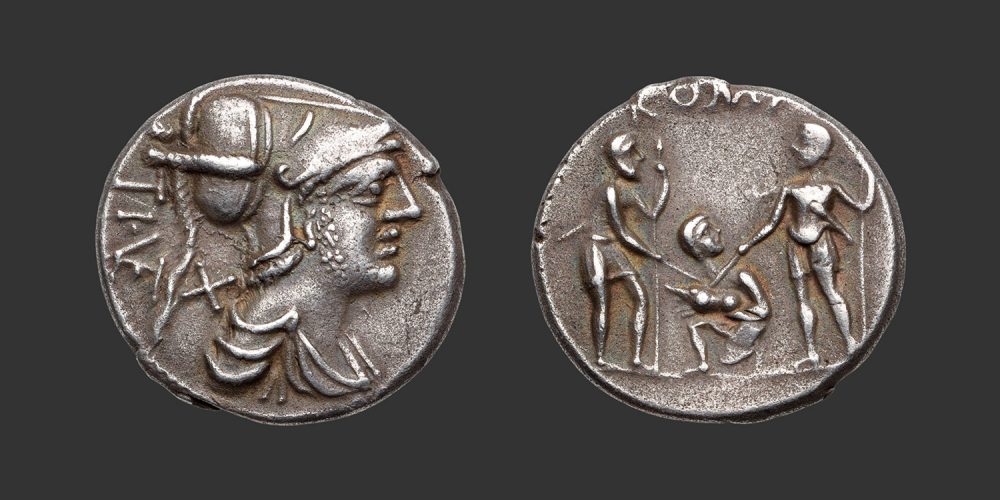 Odysseus Numismatique Monnaies Romaines République VETURIA - TI. VETURIUS • Denier
