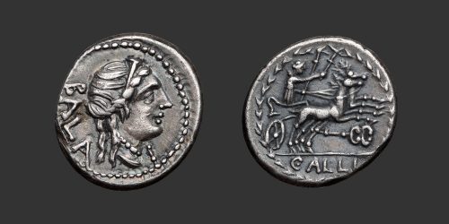 Odysseus Numismatique Monnaies Romaines République AELIA - C. ALLIUS BALA • Denier