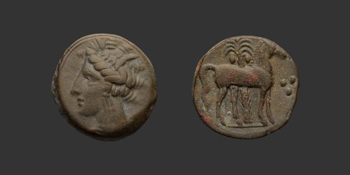 Odysseus Numismatique Monnaies Grecques CARTHAGE • Bronze