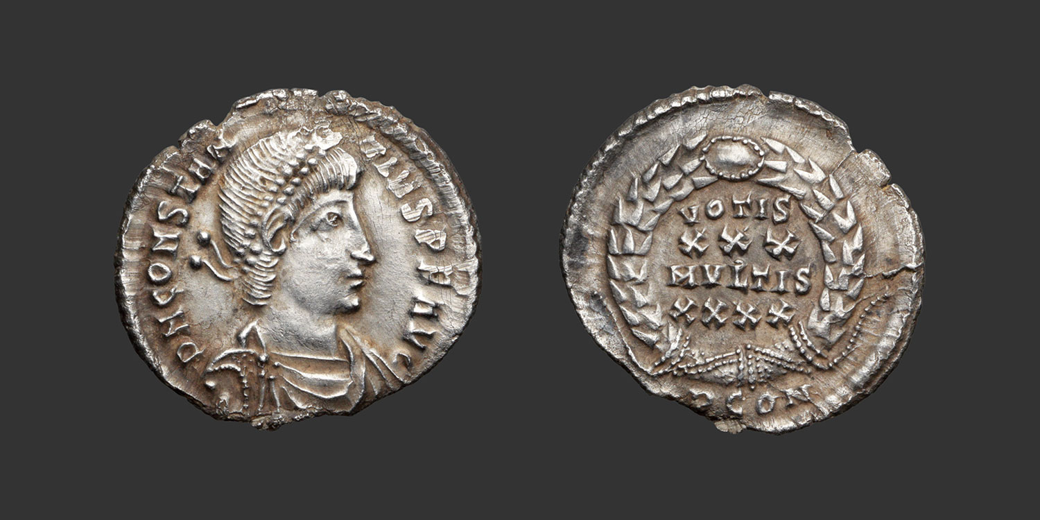 Odysseus Numismatique Monnaies Romaines Impériales CONSTANCE II • Silique